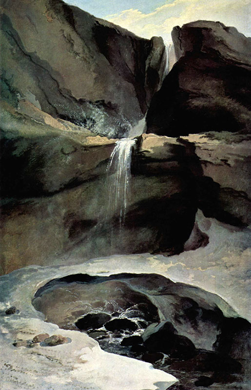 The Gelten Creek Fall in Winter